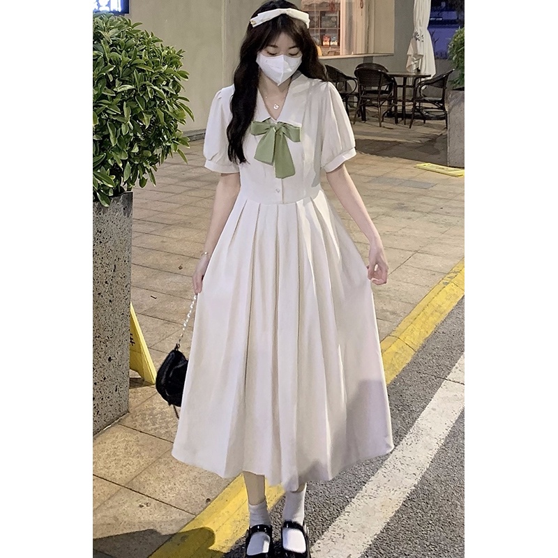 Đầm Midi Dáng Ôm Eo Vừa In Họa Tiết Hoa Chuông Phong Cách Pháp Cổ Điển Thời Trang Mùa Hè Xinh Xắn Cho Nữ