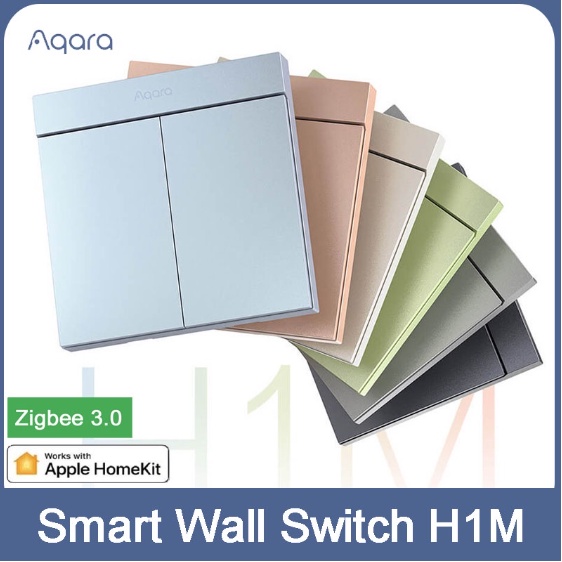 AQARA Aquara Công Tắc Đèn Gắn Tường Thông Minh h1m 6 Màu Kèm Điều Khiển 3.0 Đa Chế Độ Cho homekit