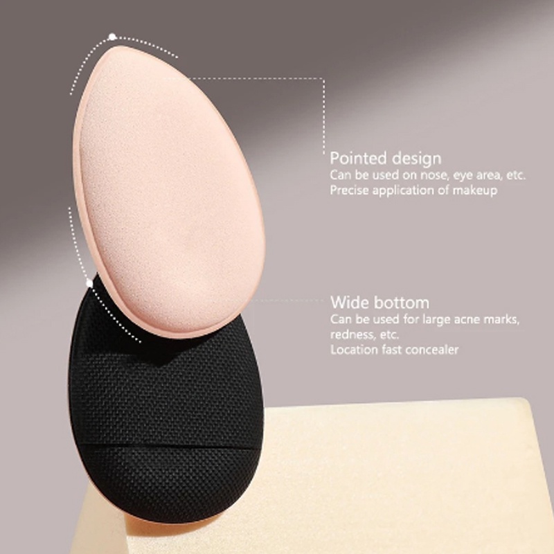 Mút Tán Kem Nền Che Khuyết Điểm Mềm Mại Hình Ngón Tay Kích Thước Mini