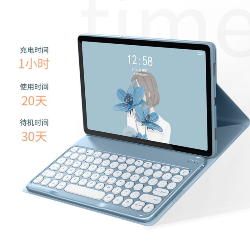 Ốp Lưng Có Bàn Phím Bluetooth Không Dây Cho Lenovo Xiaoxin Pad 11 10.6 2022 Pro 12.6 Pad Plus 11.5 Pro 11 M10 Plus