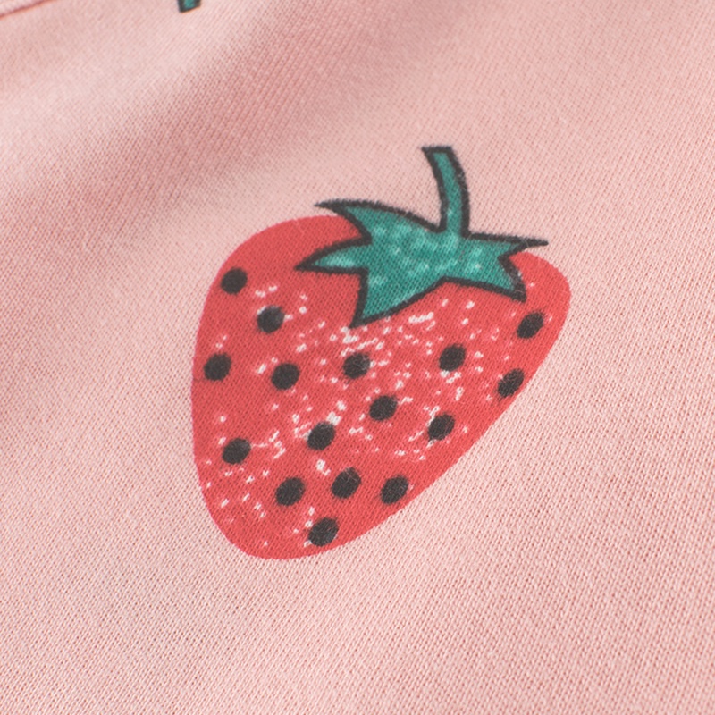 [THOMAS KIDS] 8-9 Tuổi Quần Short Cotton Thoáng Khí In Họa Tiết Trái Cây Thời Trang Mùa Hè Cho Bé Gái