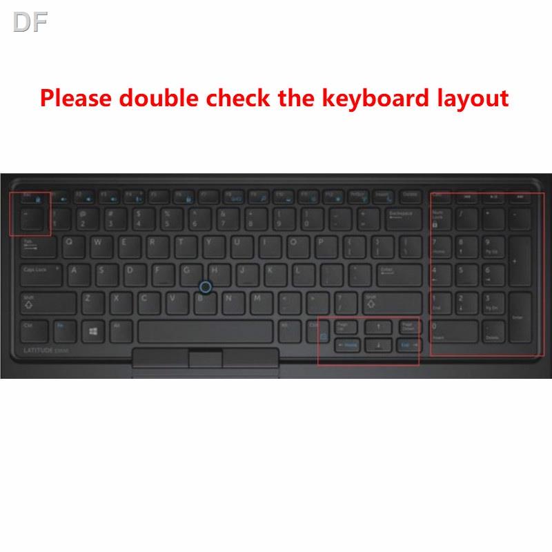 ✨Miếng Dán Bảo Vệ Bàn Phím Bằng Silicon Mềm Siêu Mỏng Cho Laptop 15.6 Inches Dell Precision 7530 Latitude 5591