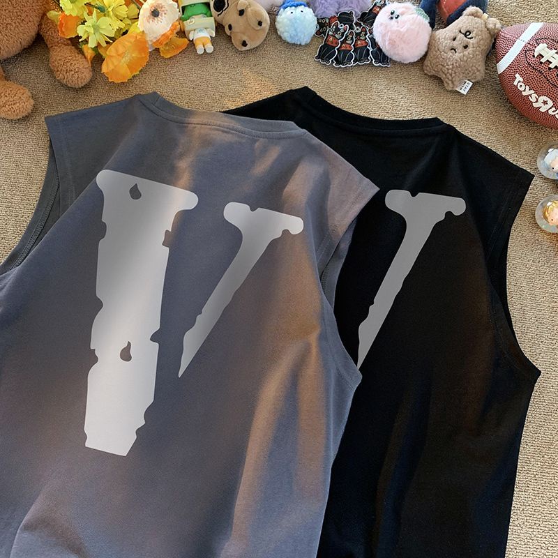 Áo Thun Thể Thao Sát Nách Cổ Tròn Dáng Rộng Màu Sắc Đơn Giản Năng Động Cho Nam