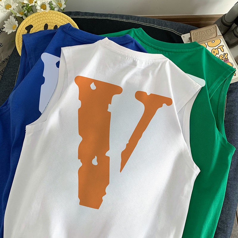 Áo Thun Thể Thao Sát Nách Cổ Tròn Dáng Rộng Màu Sắc Đơn Giản Năng Động Cho Nam