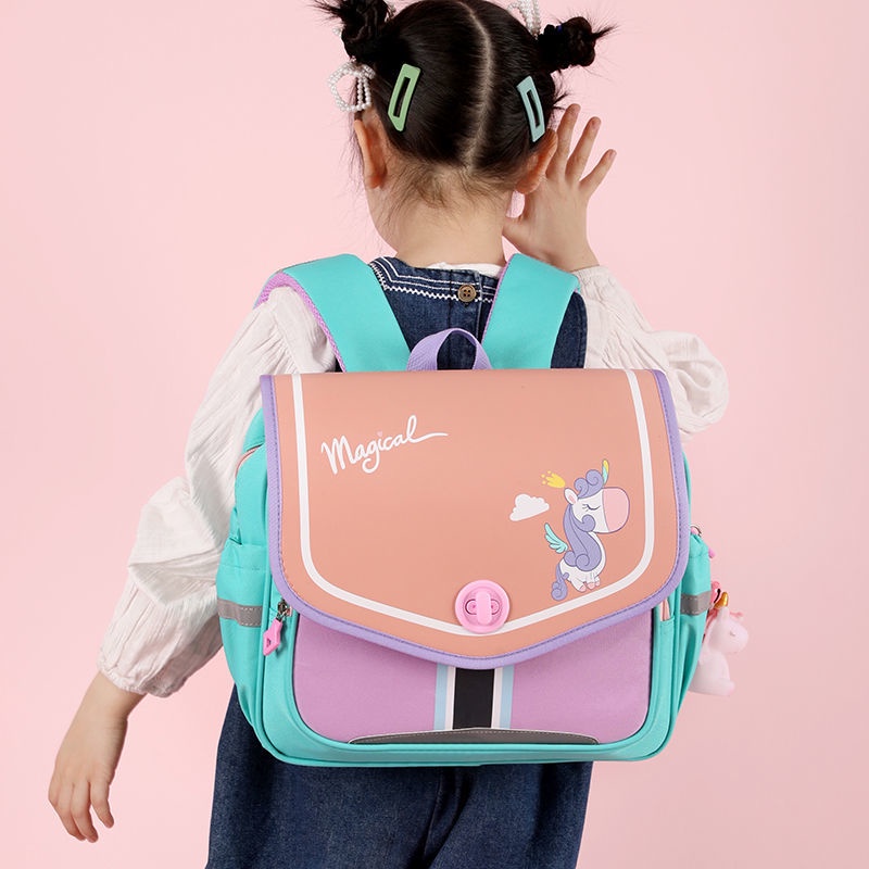 Ba Lô Đi Học Siêu Nhẹ Thời Trang Mới 2023 Cho Bé Gái Lớp 1-3 - 6