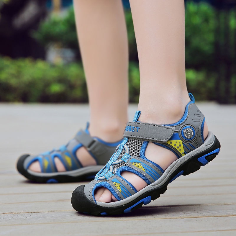 Xăng đan Đế Mềm Chống Trượt Thời Trang Mùa Hè 2023 Dành Cho Bé Trai Trung Niên