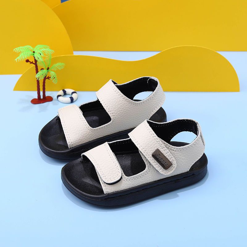 Xăng đan Da Bò Thật Đế Mềm Siêu Nhẹ Chống Trượt Thời Trang 2022 Cho Bé Trai