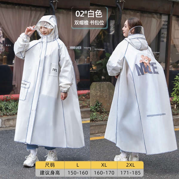 Áo Mưa Dáng Dài Phong Cách Mới 2023 Phù Hợp Cho Người Lớn