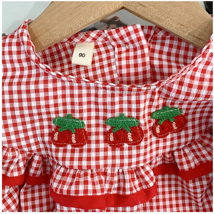 Áo Sơ Mi Tay Dài Họa Tiết Kẻ Sọc Thời Trang Xuân Thu 2023 Mới Cho Bé Gái