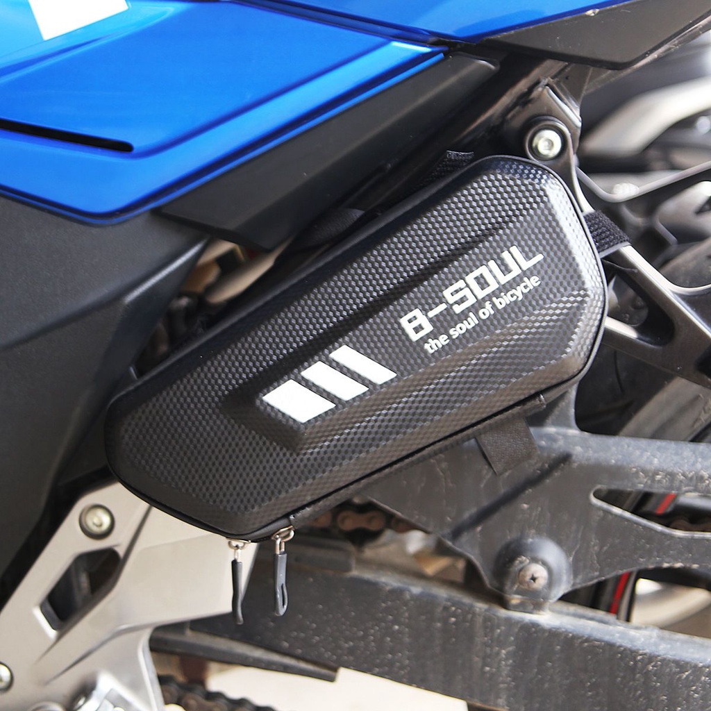 Hộp bên xe máy, túi khung, vỏ cứng, túi treo xe điện, dụng cụ yên ngựa, túi bên, túi