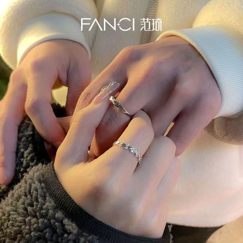 Nhẫn Bạc 925 Hình Vương Miện Không Phai Màu Thời Trang Cho Cặp Đôi 7.22