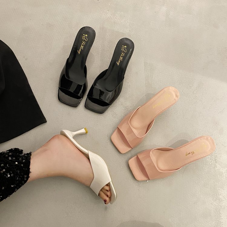 Giày Cao Gót Mũi Vuông size Lớn 35-42 Thời Trang Dành Cho Nữ