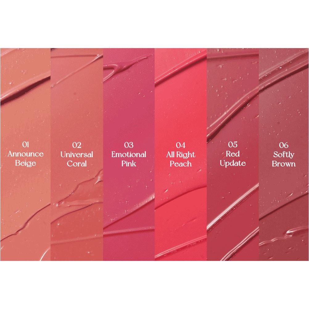 Son Tint Peripera 3.7g 6 Màu Tùy Chọn