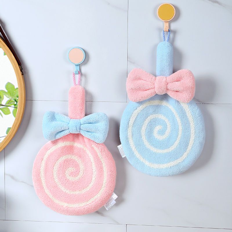 Khăn Lau Tay Mềm Mại Thấm Hút Nước Khô Nhanh Không Phai Màu Thiết Kế Dễ Thương Cho Nhà Bếp / Phòng Tắm