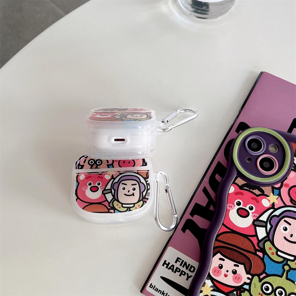 Ốp Bảo Vệ Hộp Đựng Tai Nghe AirPods 1 / 2 / 3 Hình Hoạt Hình Xinh Xắn