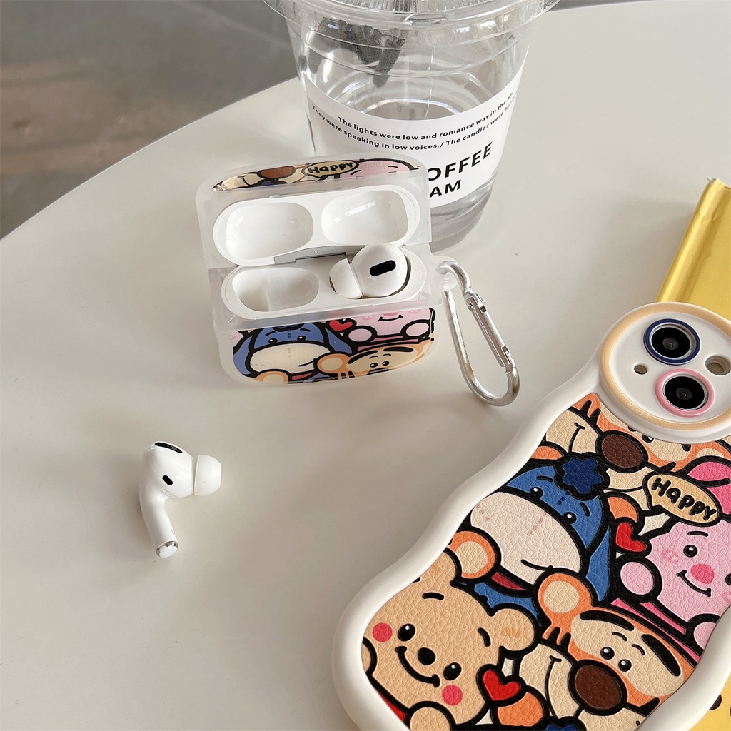 Ốp Bảo Vệ Hộp Đựng Tai Nghe AirPods 1 / 2 / 3 Hình Hoạt Hình Xinh Xắn