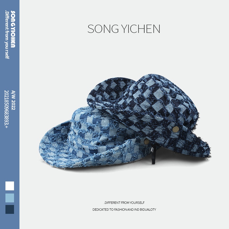 Mũ Cao Bồi Chống Nắng Phối Dây Rút Thời Trang Mùa Hè Dành Cho Nam Và Nữ