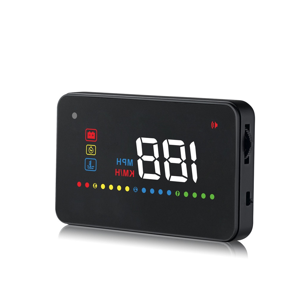Đồng Hồ Đo Tốc Độ Hud A200 OBD 2 OBD2 Màn Hình Hiển Thị Điện Áp RPM