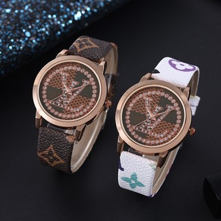 Thương hiệu hàng đầu thời trang sang trọng dây da in nữ đồng hồ nữ dress quartz đồng hồ đeo tay