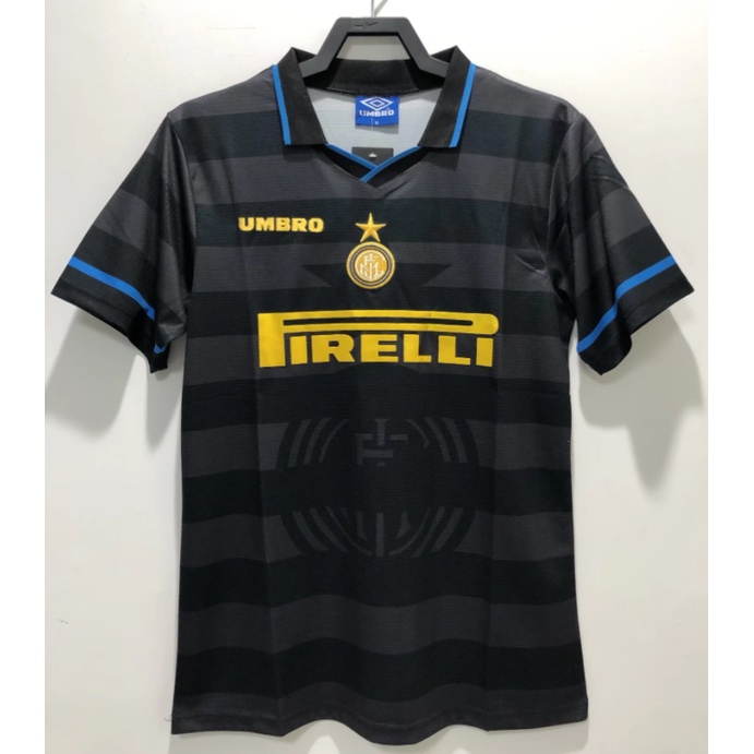 Áo Bóng Đá Đội Tuyển Inter Milan 97-98 Phong Cách retro