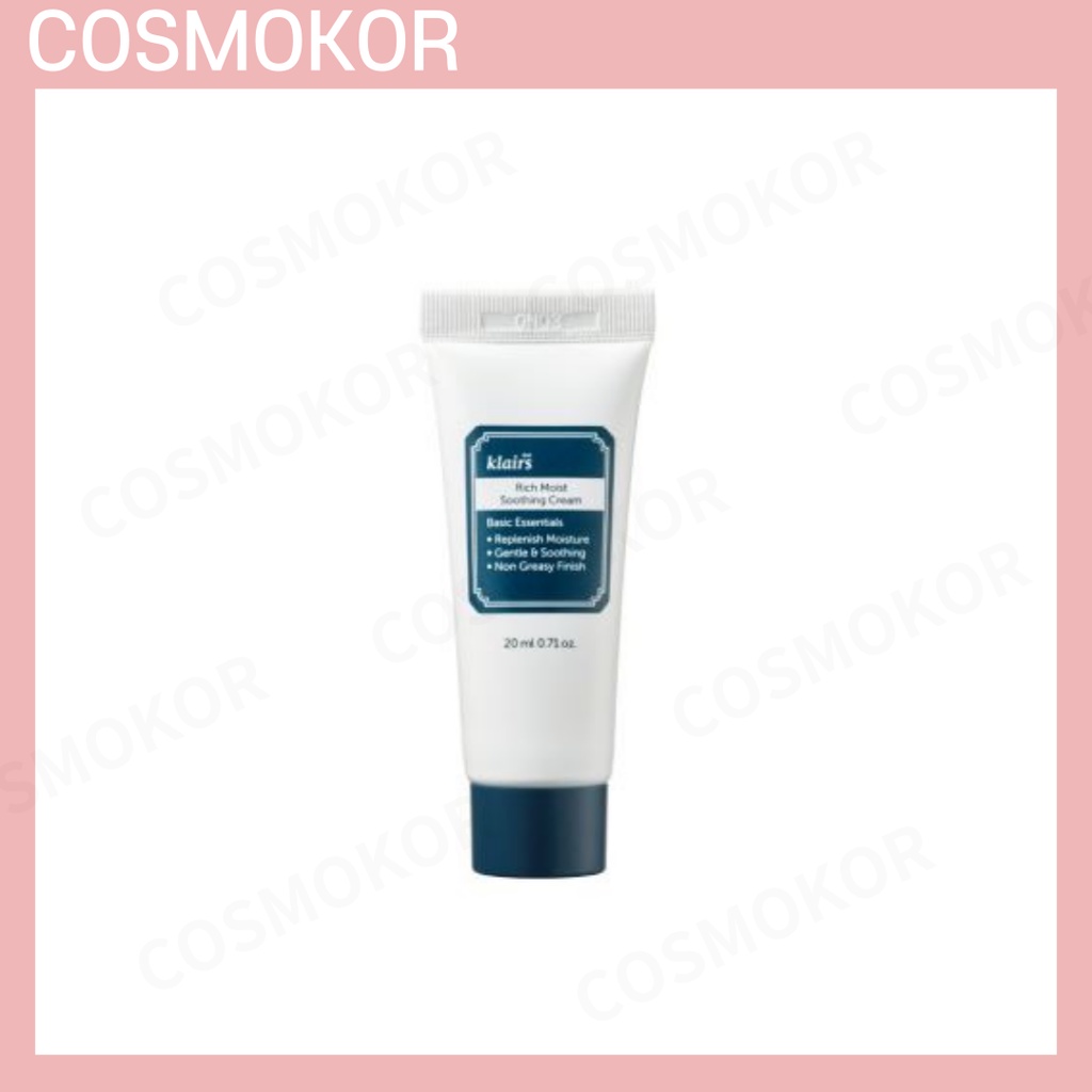 Sữa Rửa Mặt Klairs Dịu Nhẹ Làm Sạch Sâu Và Dưỡng Ẩm Cho Da