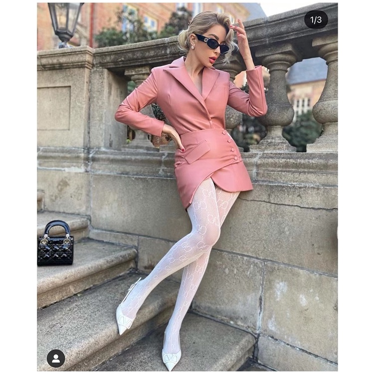 Giày Cao Gót Da Bóng Mũi Nhọn Miệng Nông Thời Trang Xuân Hè 2022