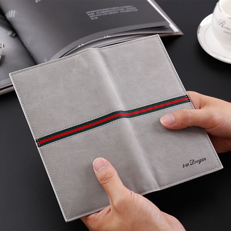 Ví Dài Siêu Mỏng Đựng Nhiều Thẻ Phong Cách Hàn Quốc Dành Cho Nam