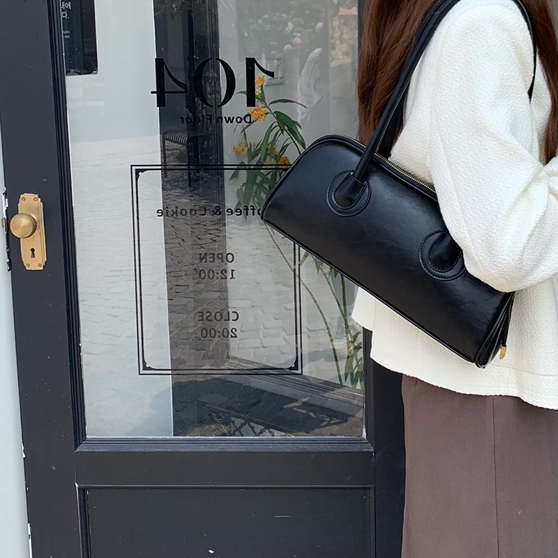 Túi Xách Đeo Vai Thiết Kế Đơn Giản Phong Cách Retro Thời Trang Cho Nữ