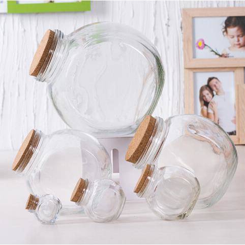 Lọ Thủy Tinh Đựng 3344 Miếng Có Nút Bần Hình Ngôi Sao May Mắn