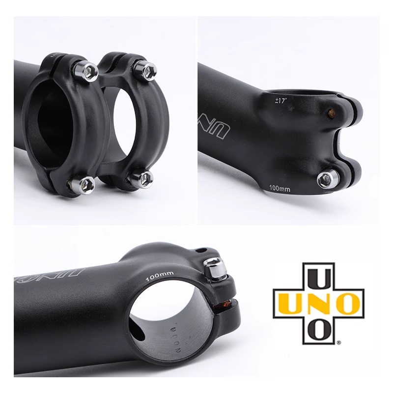 Pô Tăng 60 / 70 / 80 / 90 / 100 / 110 / 120 / 130mm Bằng Hợp Kim Nhôm 7 / 17 Độ Cho Xe Đạp Leo Núi