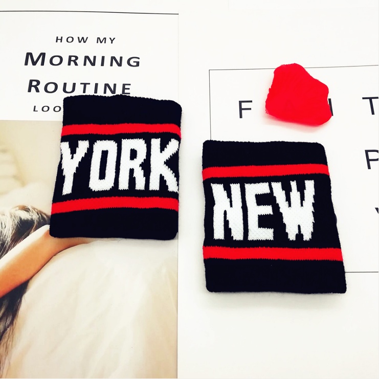 Băng Đô Thể Thao Dệt Kim Phong Cách Hip Hop Hàn Quốc Cho Bé Trai Và Gái