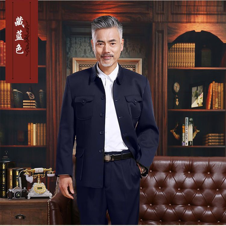 M-3XL áo dài nam trung niên và cao tuổi áo khoác mỏng/Áo Khoác Vest Mỏng Phong Cách Trung Hoa Cho Đàn Ông Trung Niên Size M-3xl