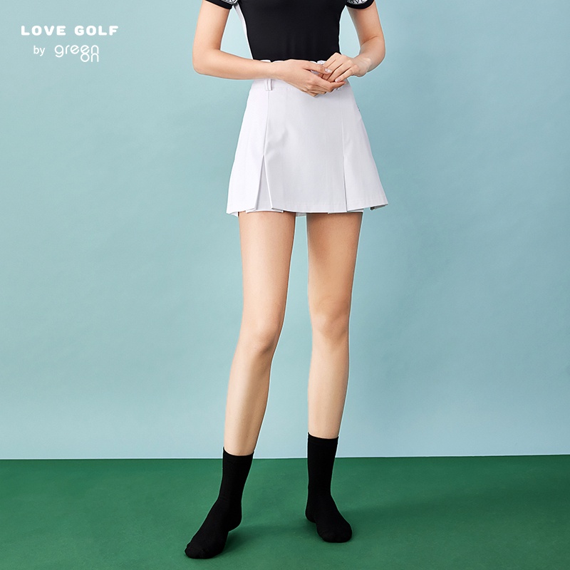 Váy Chữ a Xếp Ly Phối Ren Phong Cách Mới Phù Hợp Cho Nữ Chơi golf lg2203