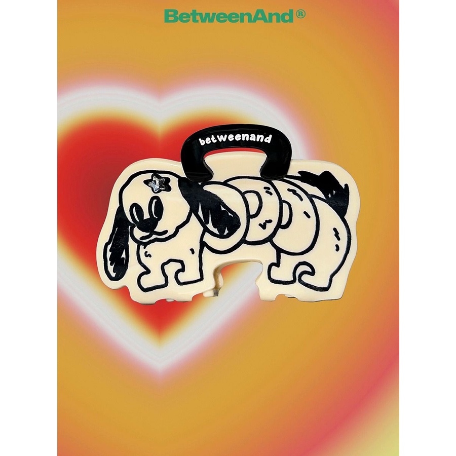 Kẹp Tóc Hình Chú Chó Hoạt Hình Đính Đá Độc Đáo