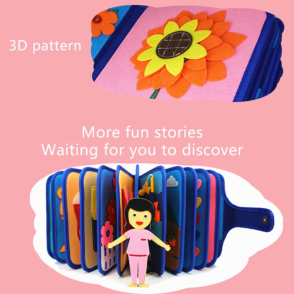 Sách Vải 23 Chủ Đề Giáo Dục Theo Phương Pháp Montessori Cho Bé