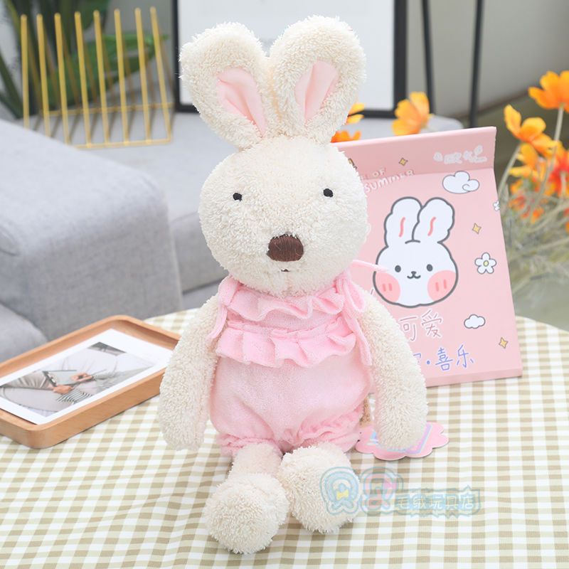 Búp Bê Nhồi Bông Hình Thỏ Đang Ngủ Dễ Thương