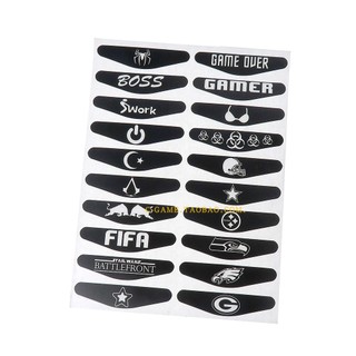 Miếng dán tay cầm PS4 nhãn dán ánh sáng cá tính tay cầm nhãn dán phát sáng nhãn dán vỏ phát sáng Nhãn dán đèn LED