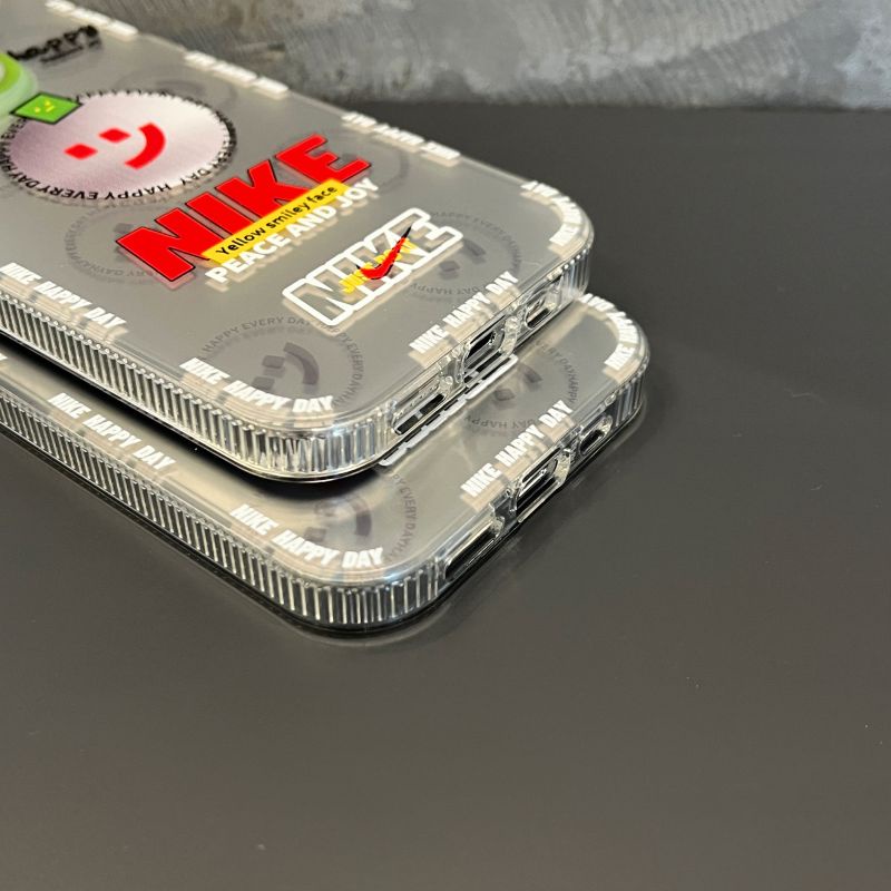 Ốp Điện Thoại Màu Bạc Họa Tiết Mặt Cười Sang Trọng Thời Trang Cho iPhone 14Pro Max 13promax 12 11