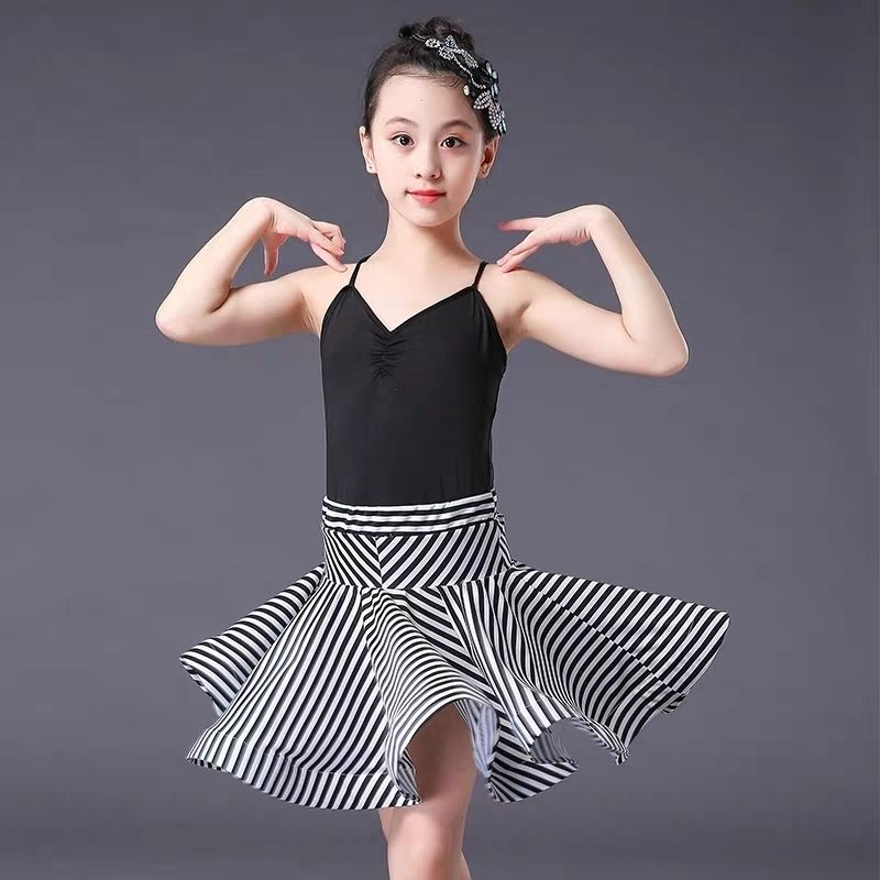 Đầm Khiêu Vũ Latin Hai Dây 3.24 Xinh Xắn Cho Bé Gái