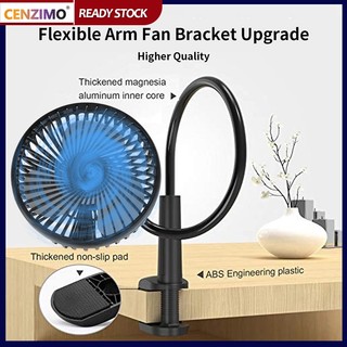  CENZIMO Quạt kẹp Quạt để bàn USB Quạt nhỏ cầm tay có dây 3 tốc độ xoay 360° luồng gió mạnh 