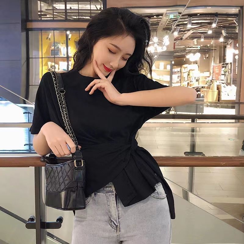 Áo Thun Tay Ngắn Dáng Rộng Phong Cách Thời Trang Hàn Quốc Dành Cho Nữ