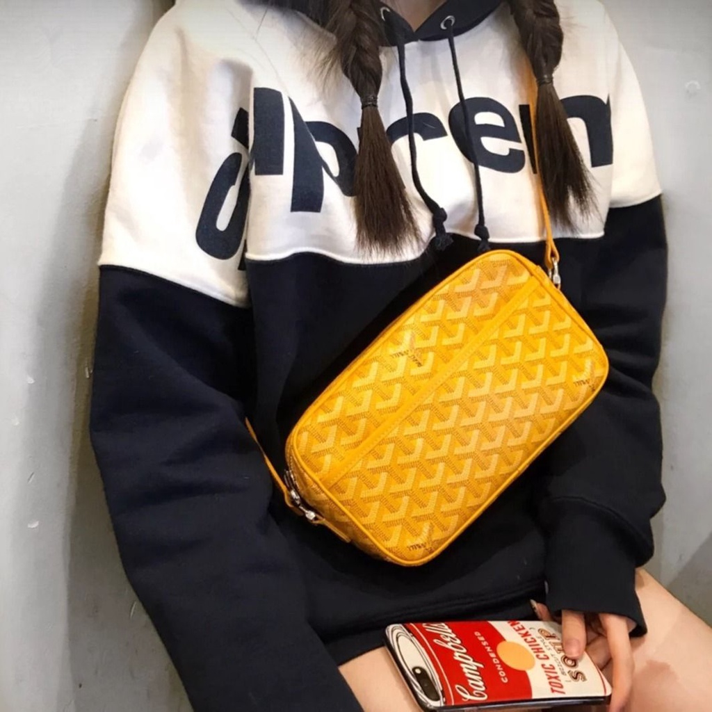 Túi Da Đeo Chéo Đựng Máy Ảnh Dung Tích Lớn Thời Trang Đường Phố Cho Nam