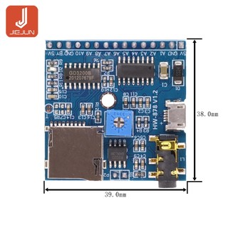 Bảng mạch nhắc nhở mp3 cổng tf cho arduino