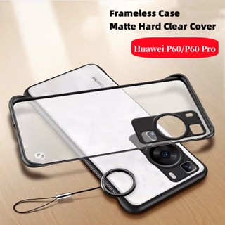 Ốp Lưng Cứng Mờ Không Khung Cho Huawei P60 Pro P50 Pro P40 Pro Plus P30 Pro P20 Pro P30 Lite Pura 70 Pro Plus 70 Ultra