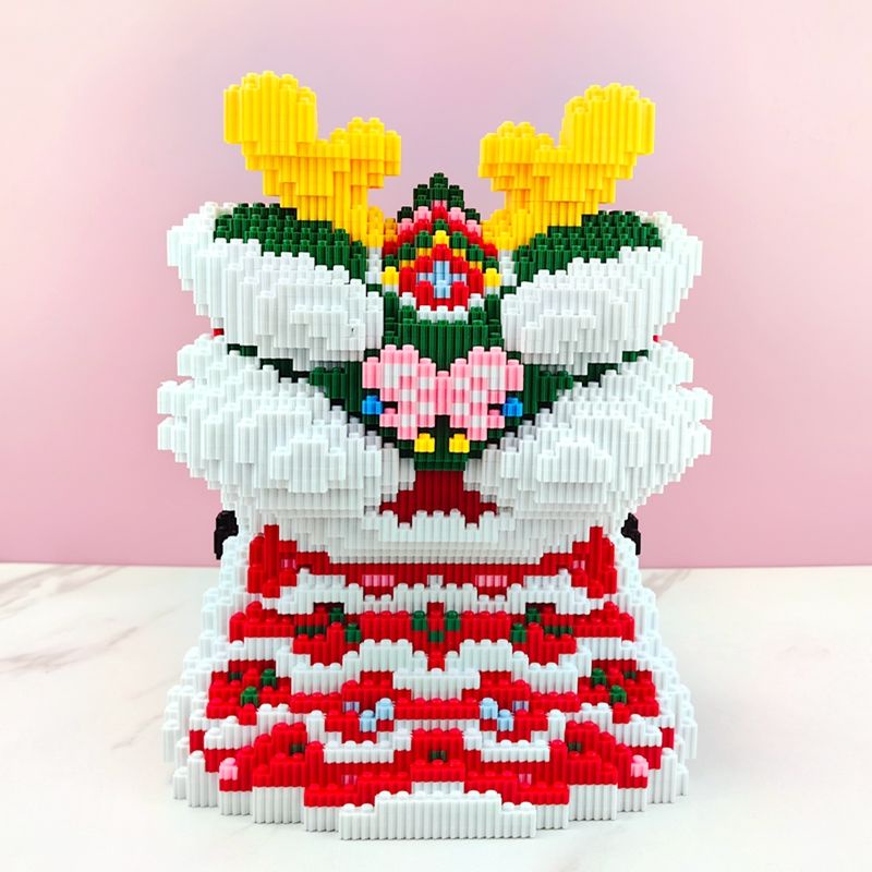 Bộ Đồ Chơi Lắp Ráp Lego Sư Tử / Gấu Trúc Cho Bé