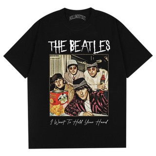 Rollingstout T-shirt - The Beatles Puasa | The Flower Kings | John Lennon | Baju Âm nhạc Metal Rock