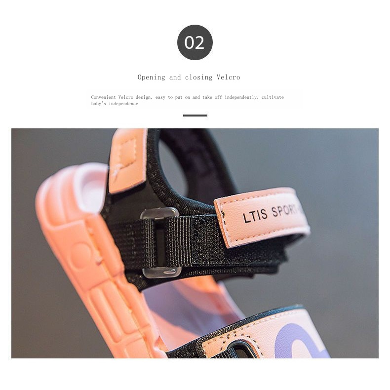 Xăng đan Công Chúa Đế Mềm Thời Trang Đi Biển Mùa Hè Cho Bé Gái