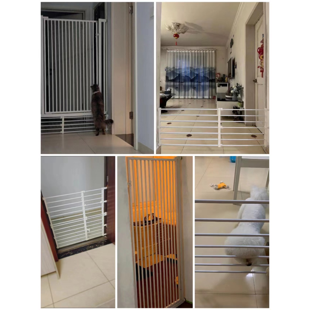 Hàng Rào Chắn Cửa Chống Chó Mèo Bảo Vệ An Toàn Cỡ Vừa Và Vừa