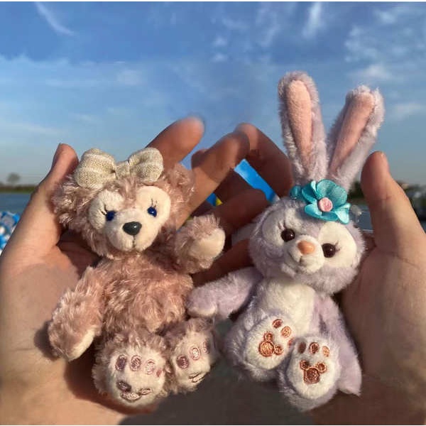 Búp Bê Nhồi Bông Hình Chú Cáo Đang Đứng Dễ Thương Dùng Làm Móc Khóa