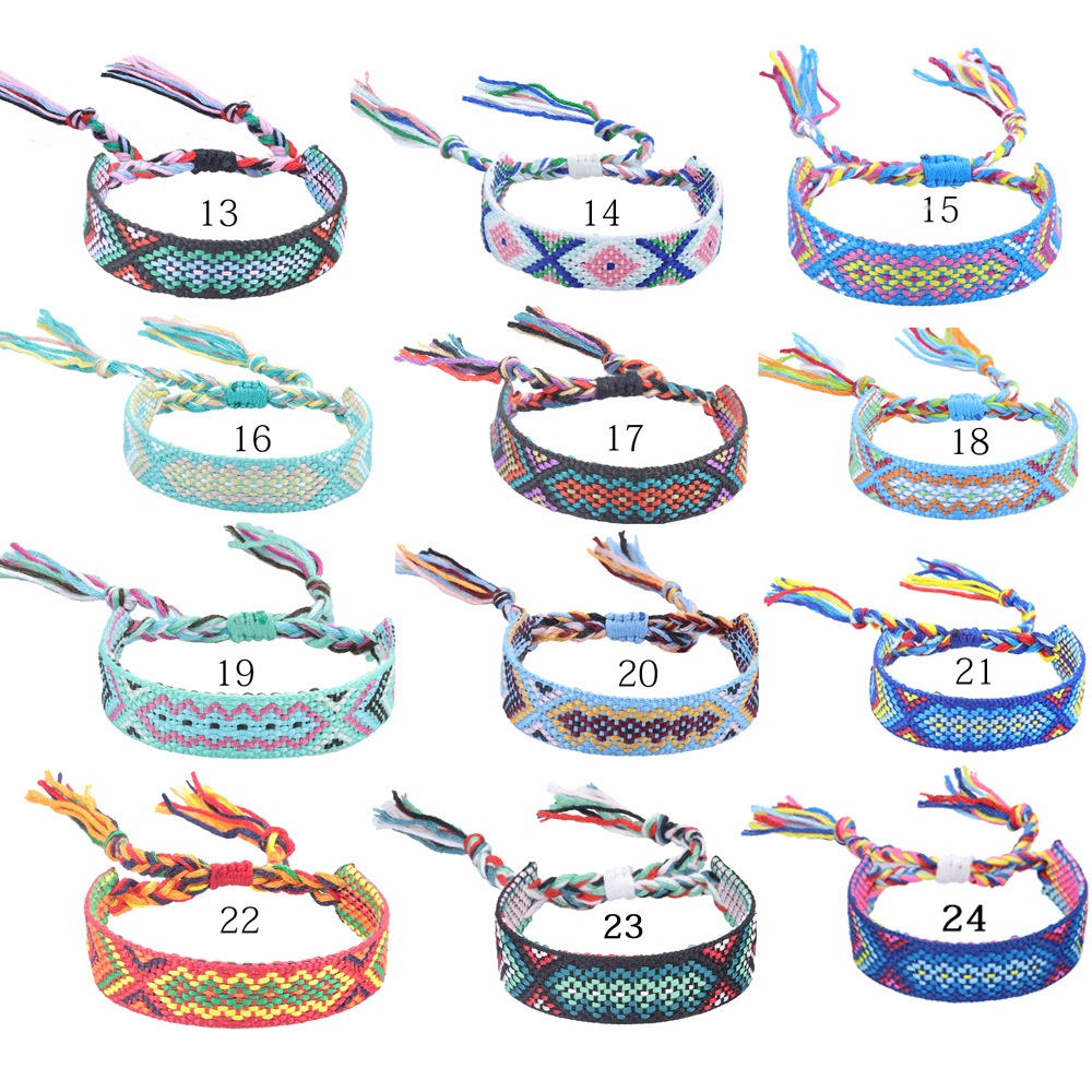 Vòng Tay Dây Bện Tua Rua Phong Cách bohemian Thời Trang Cho Nữ